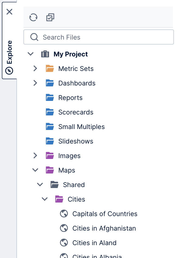 Accessing the same maps from My Project