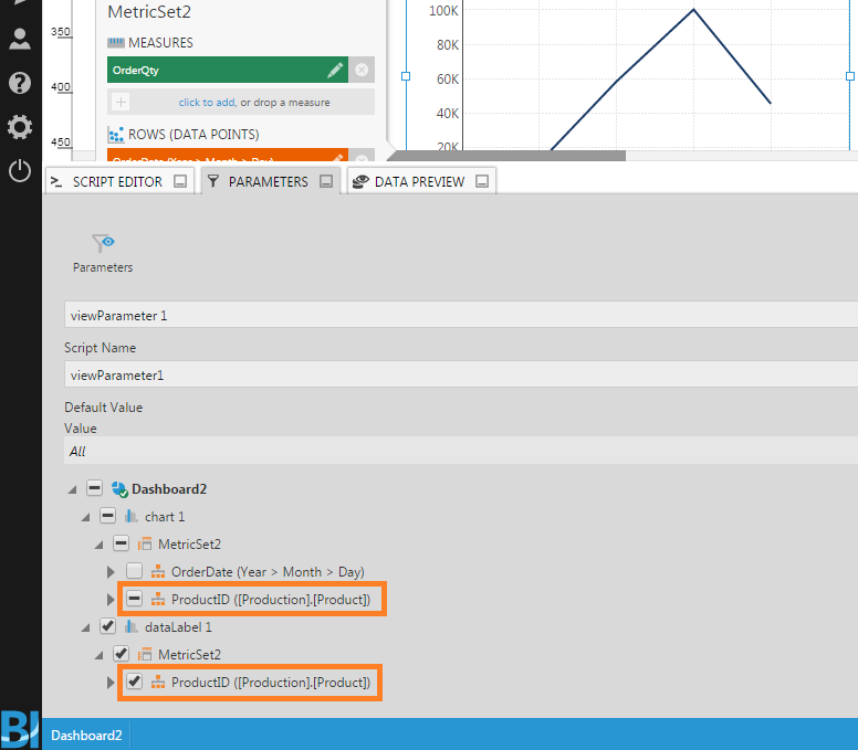 Add a view parameter
