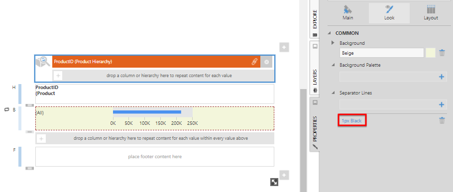 Add a separator line