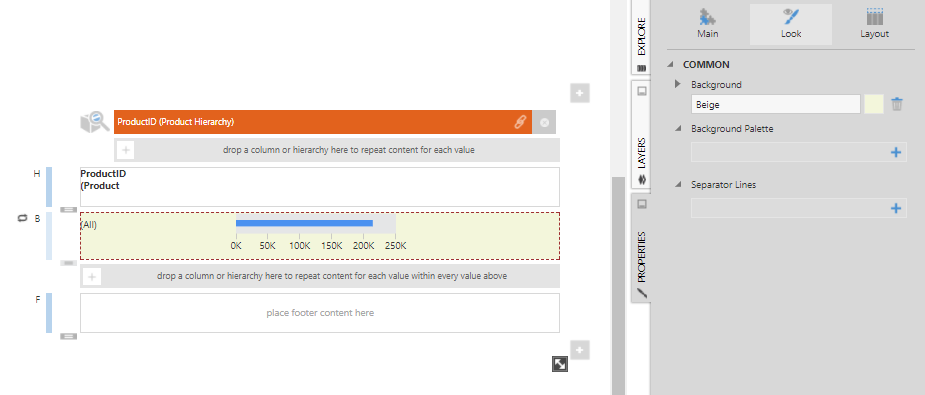 Properties for a scorecard body