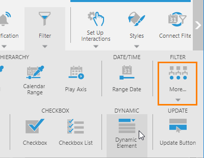 Add a dynamic element filter