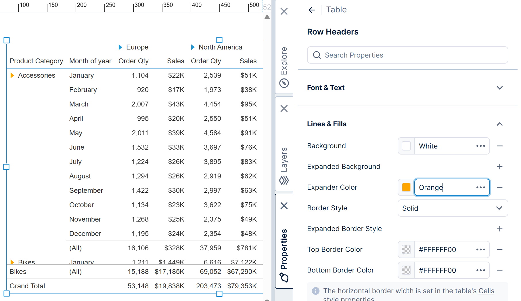 Expander Color property