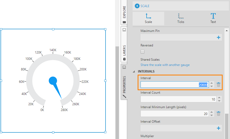 Set the Interval to 20,000