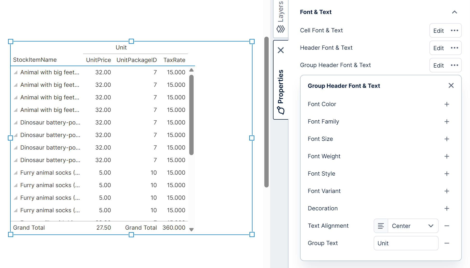 Create a custom group