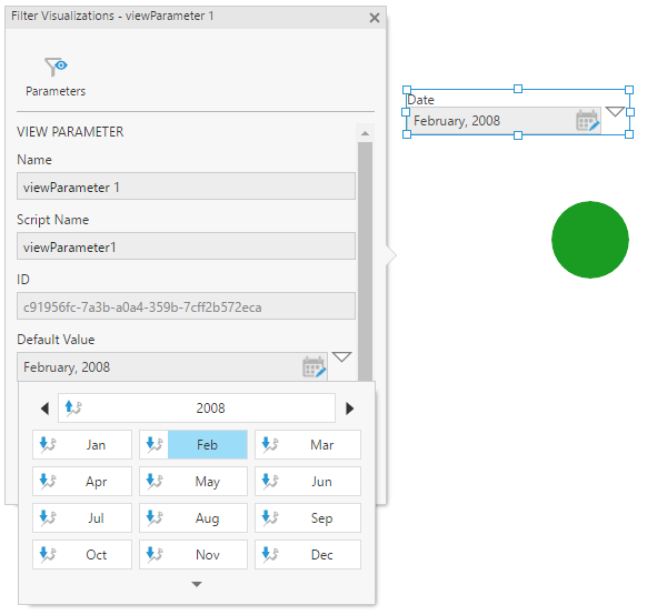 Add a calendar filter for the state indicator