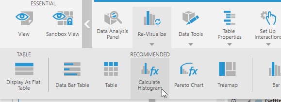 Re-Visualize to a Histogram