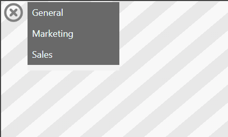 Add menu items to the menu component 