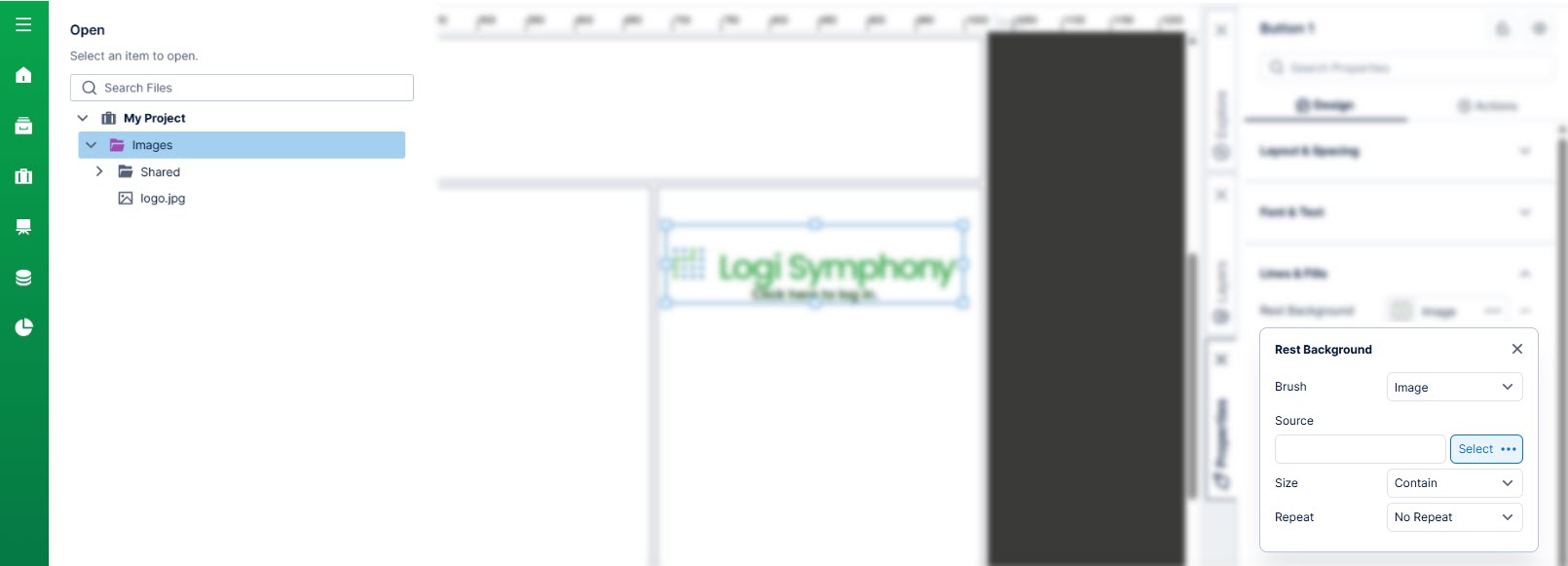 Select an existing image resource