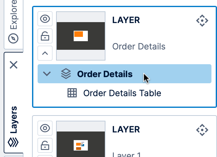 Expand the layer and select it