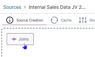 select to add a joins object to your data source