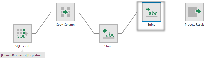 Multiple string transforms