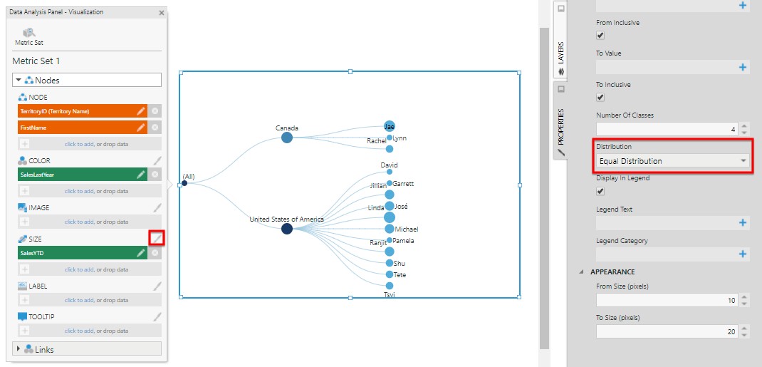 Add a measure under Size