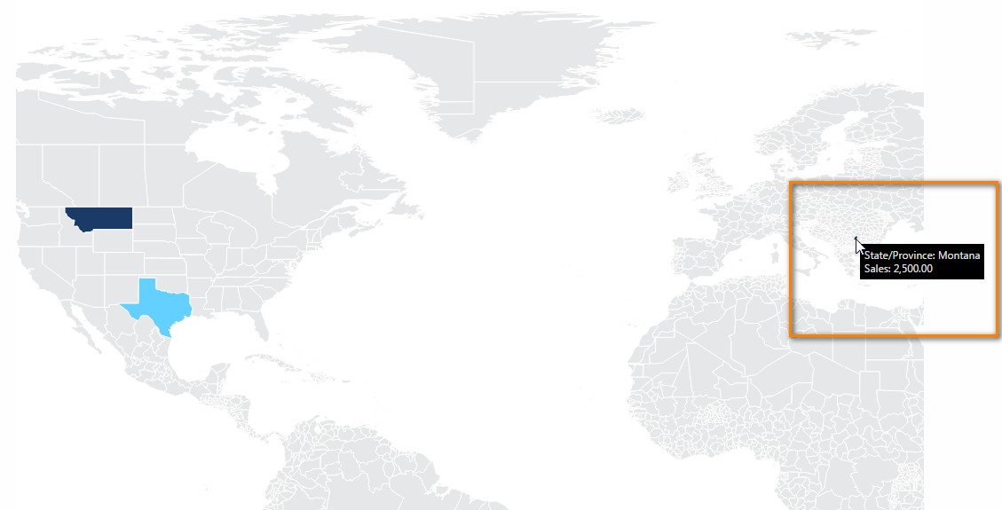 Montana (dark blue) matches with two shapes