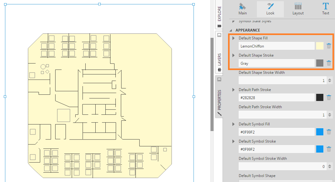 Change the appearance of the diagram