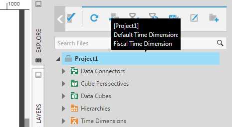 Tooltip shows the new default time dimension