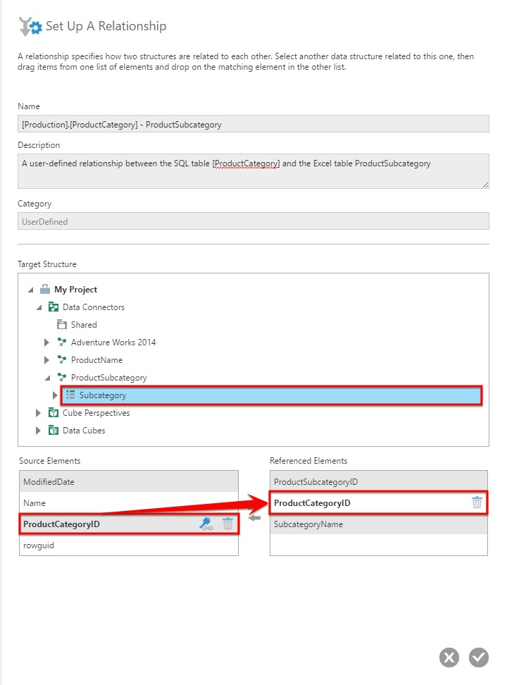 Add a relationship between category and subcategory