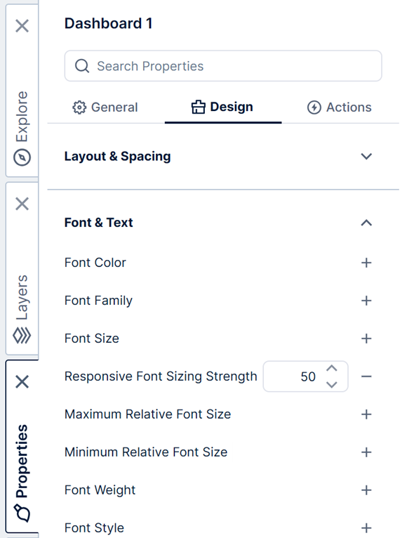 Responsive font sizing strength 