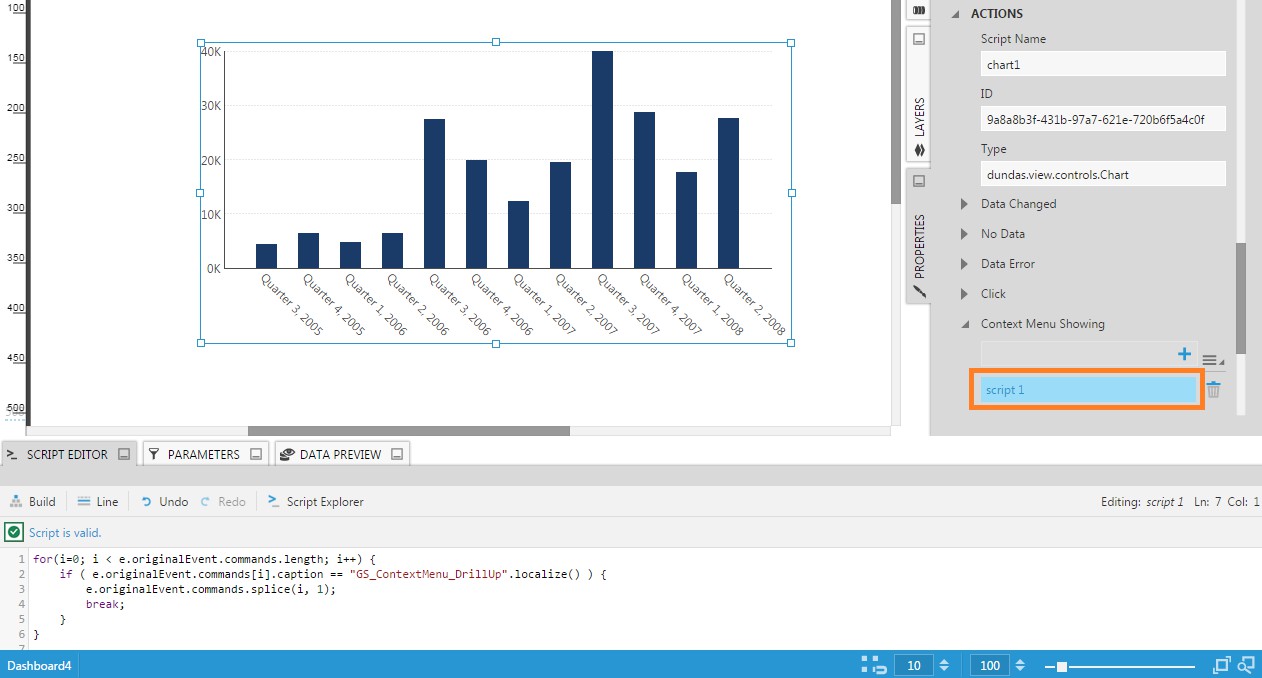 Add a script to remove a menu item 