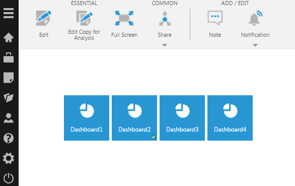 Tiles displaying child items in Dashboards folder 