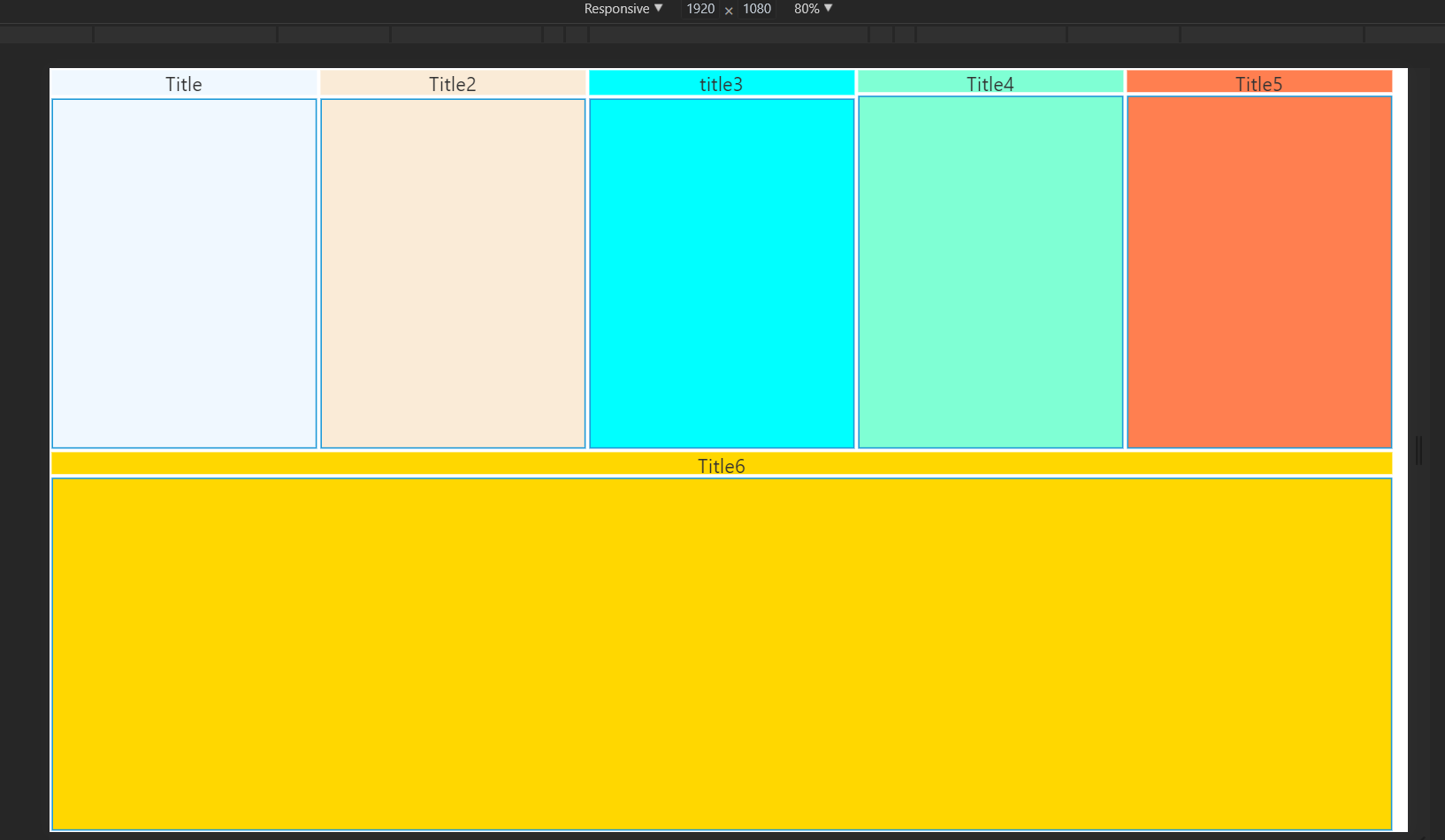 Grouped template with headers in a resized View mode 