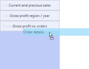 Adding submenus by dragging