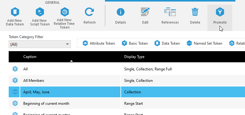 Promote a custom token