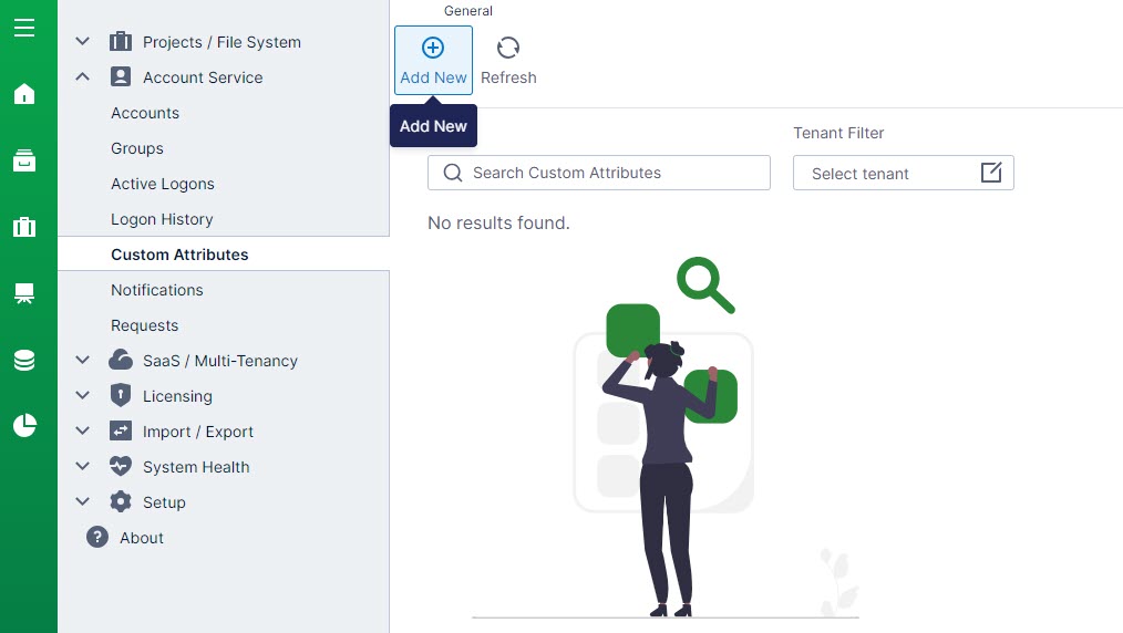 Add a new custom attribute
