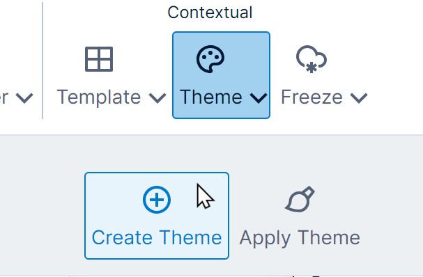 Click Create Theme