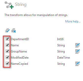 Optionally exclude elements from output