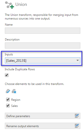 Primay input settings