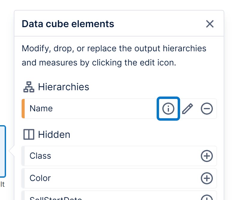 Attribute hierarchies