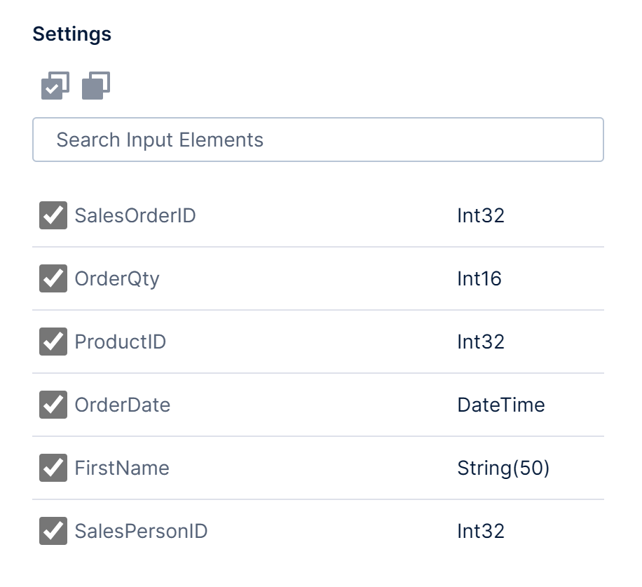 Process Result dialog; make changes to the process result structure here
