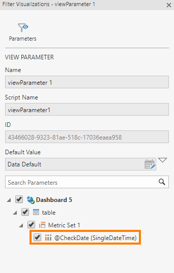 Connect the date filter 