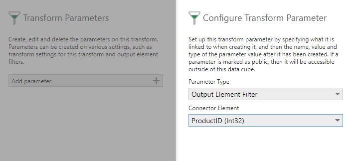 Add an output element filter parameter 