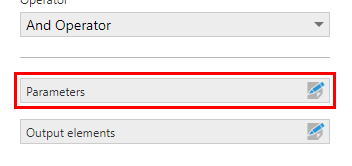 Click Parameters, then add a parameter 
