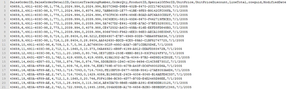 Data Conversion - Input Data
