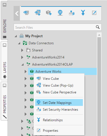 Click Set Up Date Mappings