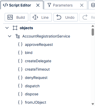 Expand triangles to see properties and methods