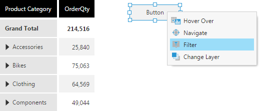 Set up a Filter interaction