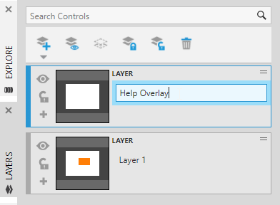 Rename the new layer