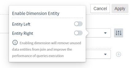 use this work area to remove unused data entities to improve query execution performance