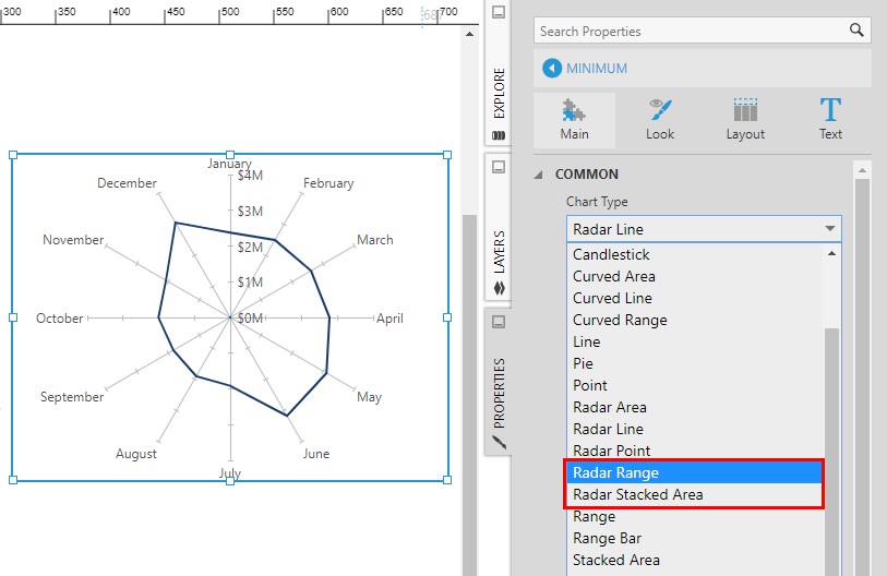 Setting the series Chart Type property