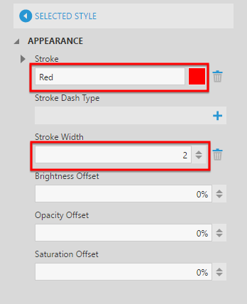 Change the Selected Style for links