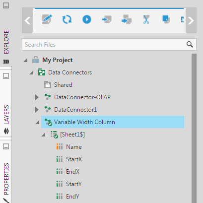 Excel data connector