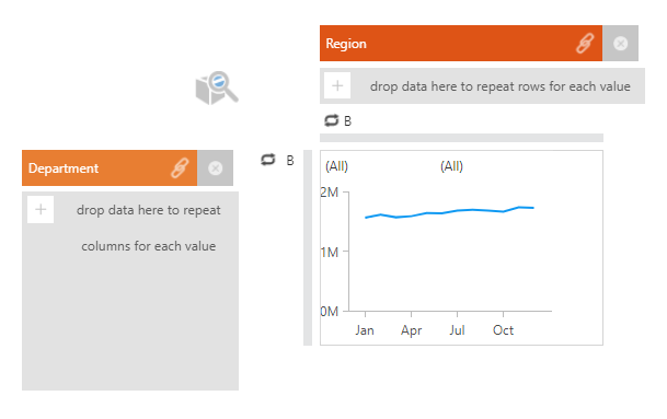 Repeating both horizontally and vertically