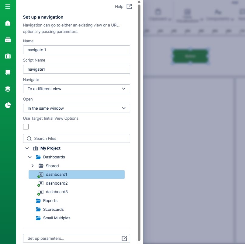Set up the navigation