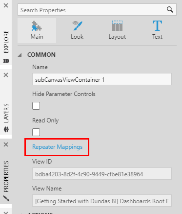 Click Repeater Mappings