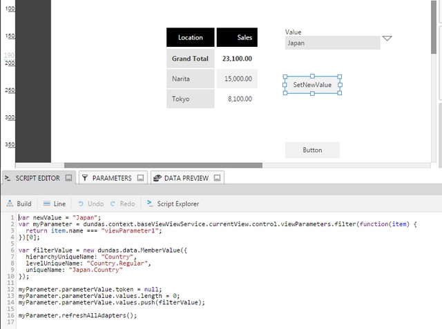 Add the script to a button's click actions