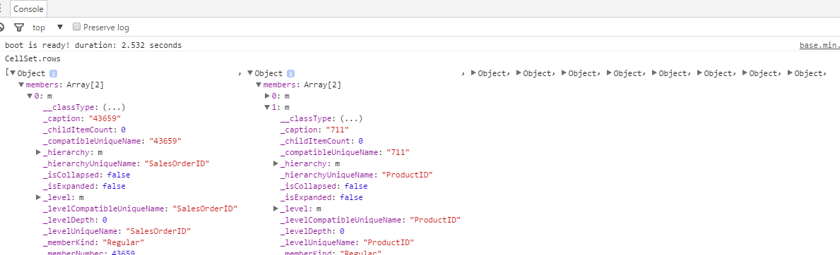 The first 100 tuples retrieved