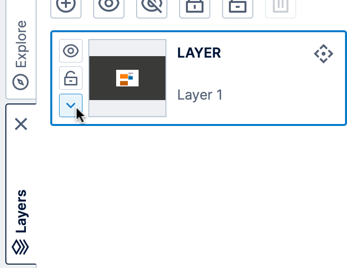 Click to view elements within a layer